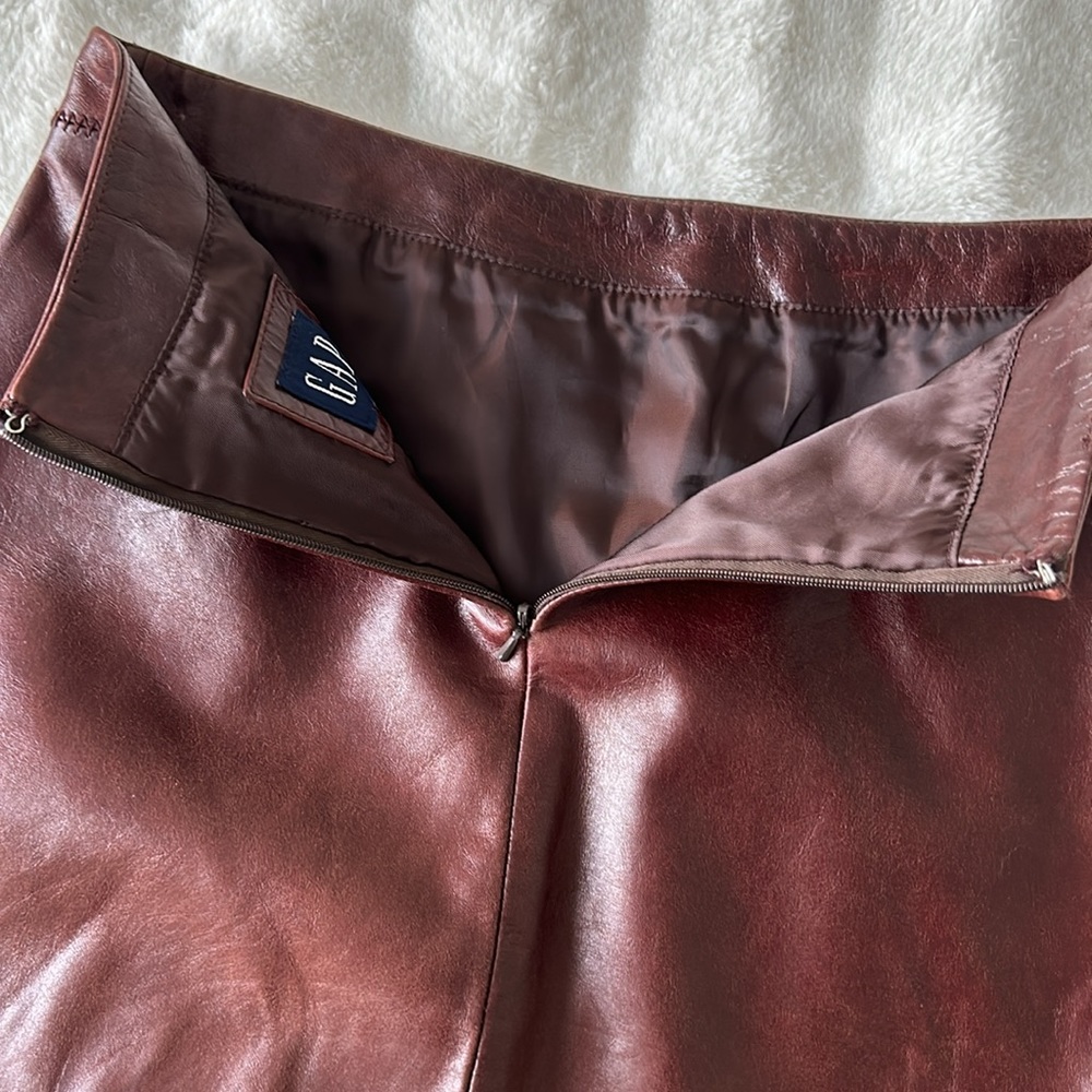 Gap Leather skirt - Picture 3 of 8